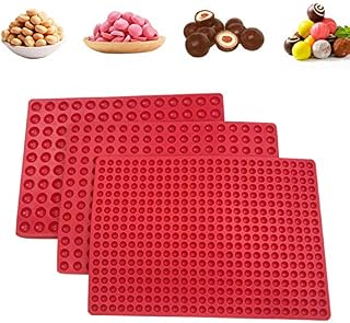 N/Y Mini Round Silicone Mould, Chocolate Drops Mould, Dog Treats Pan, Semi Sphere Gummy Candy Moulds for Biscuits, Cookies, Small Dot Cake Decoration