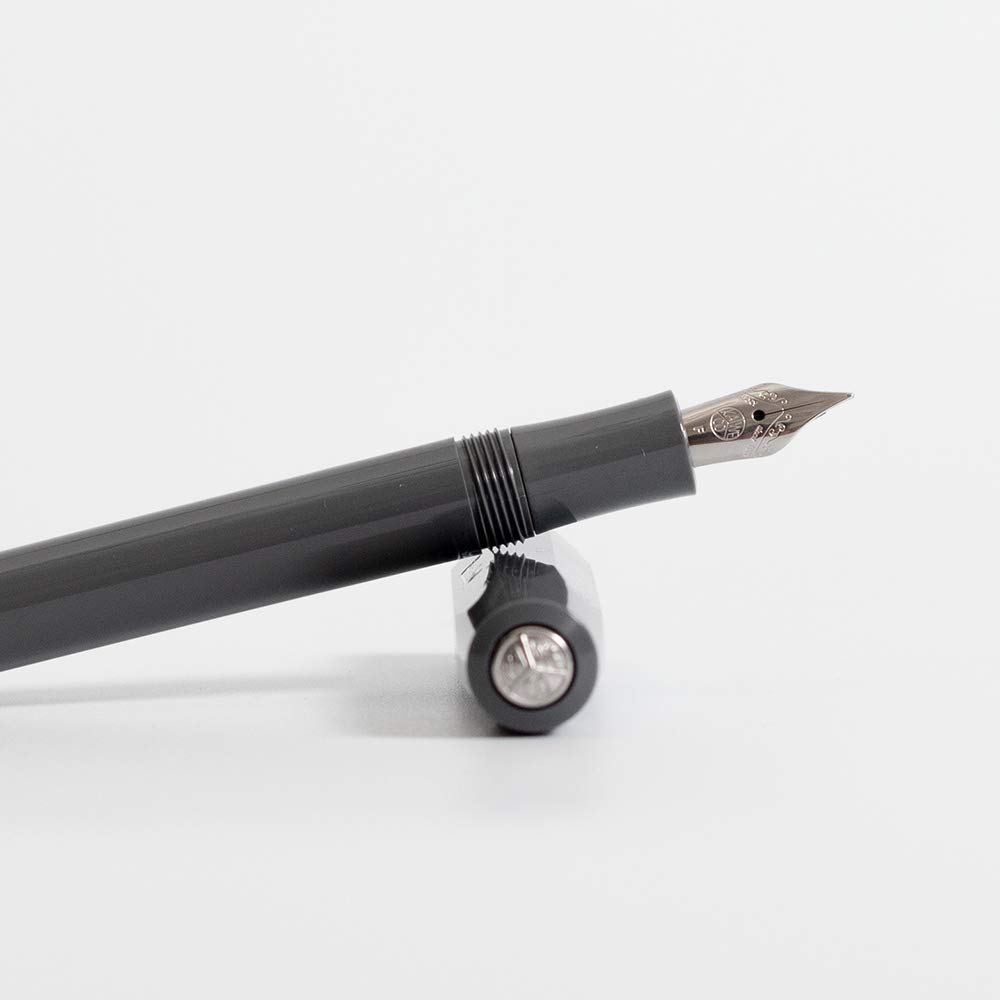 Amazon | Kaweco Sport Skyline 万年筆 グレー 細字 スポーツ 八角形