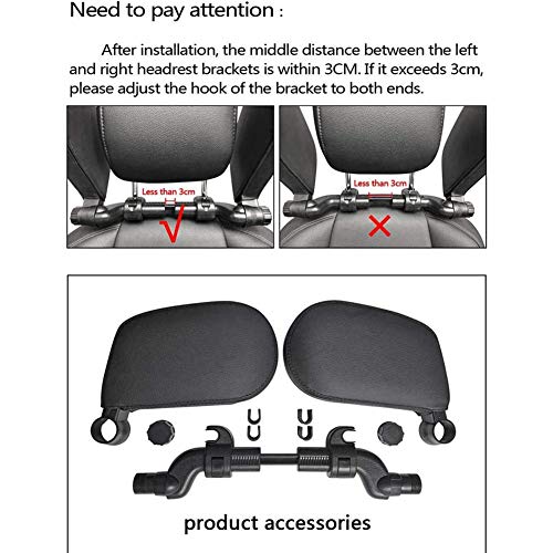 Almohada de reposacabezas para asiento de auto ajustable miniatura 7