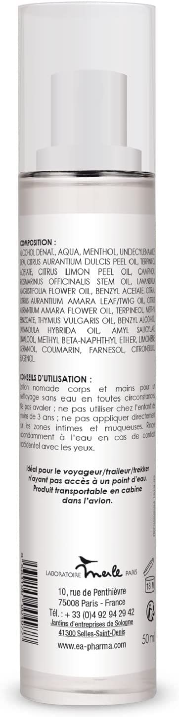 FOUCAUD FRICTION VOYAGE, 12 Flaconi Spray 50 ml, Da Portare con Te, Formato Viaggio, Lozione Dentergente, Igiene, Acqua Micellare, Senza Risciaquo, Mani e Corpo, Concentrato di Oli Essenziali, Foucaud