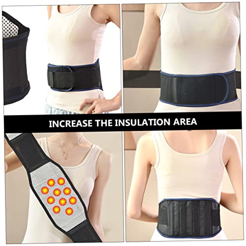Faja térmica lumbar auto-calentable talla 100X10X1cm negro miniatura 6