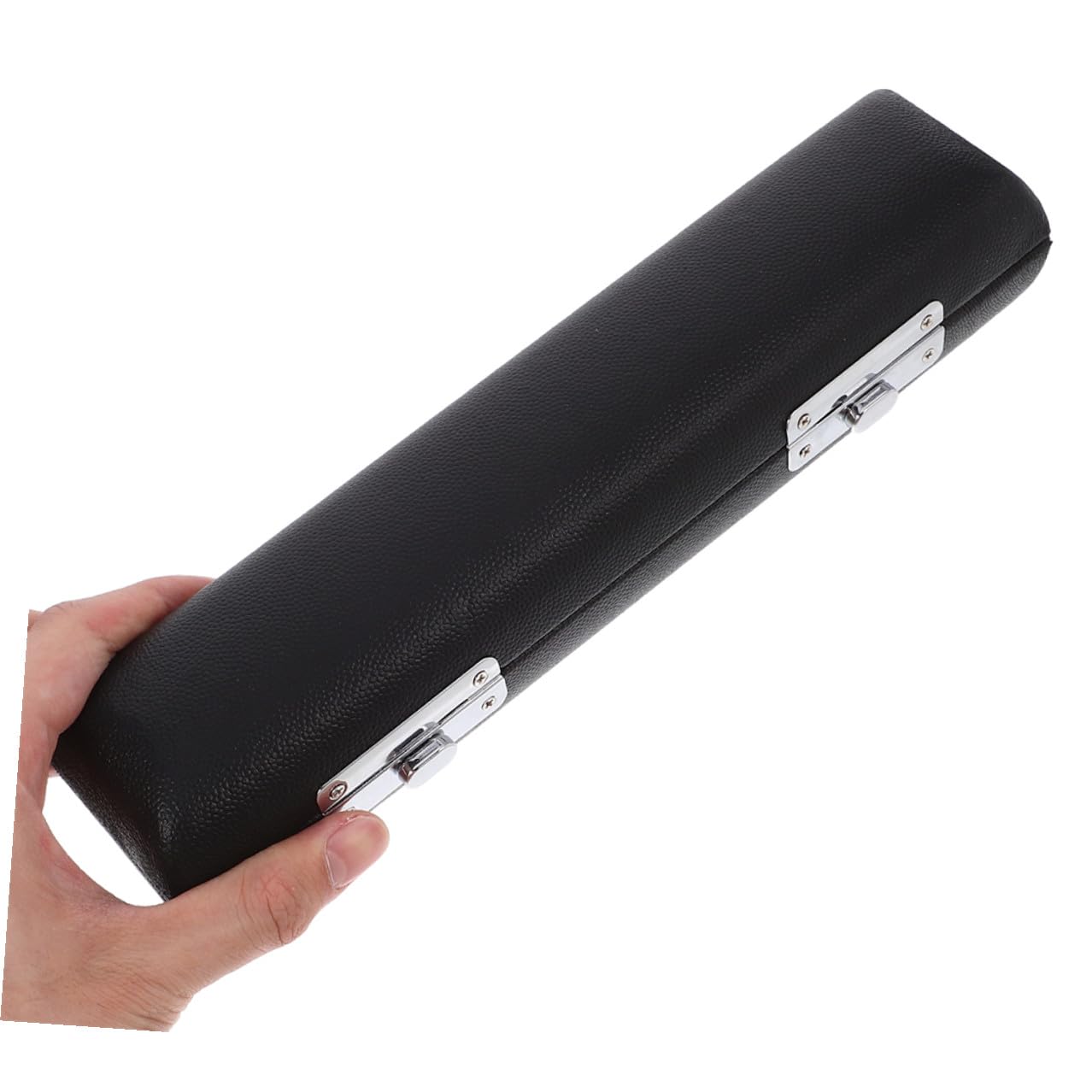 GALPADA Estuche de Madera para Piccolo de 16 Agujeros, Caja Protectora Negra Ligera para Transporte y Práctica, Paquete de 2 Unidades con Interior Acolchado