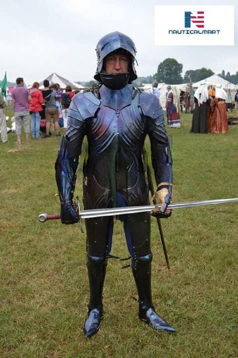 Medieval Knight Wearable Full Suit of Armor German Armor Complete Costume