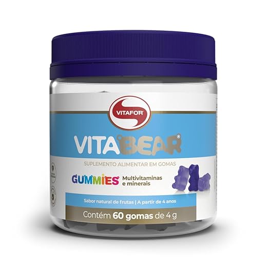 Vita Bear (60 Gomas) - Sabor Blue Berry, Vitafor