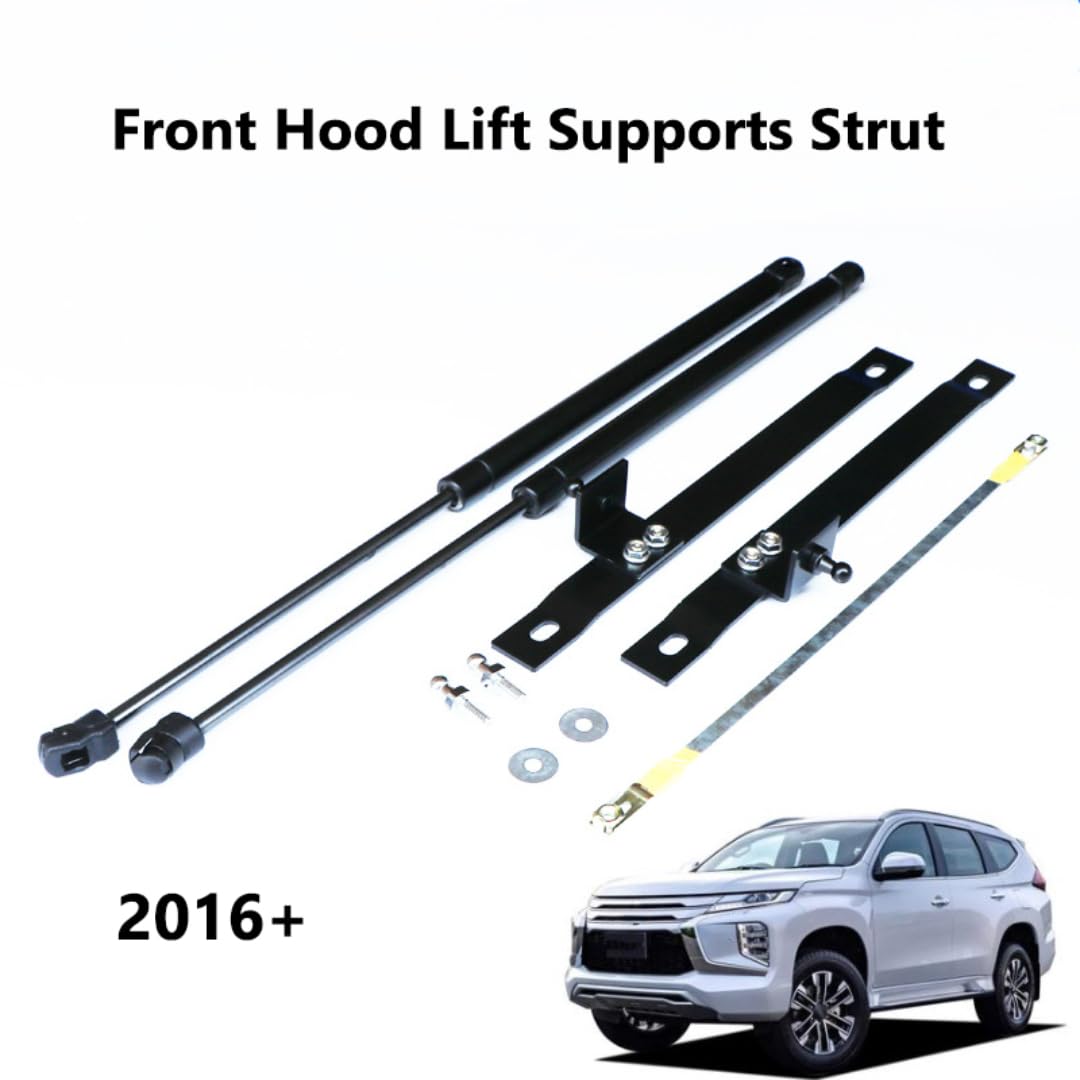 Sprężyny Gazowe Maski dla Mitsubishi Pajero Sport/Power 2016-2026, 1 para sprężyn podnoszących przednią maskę samochodu