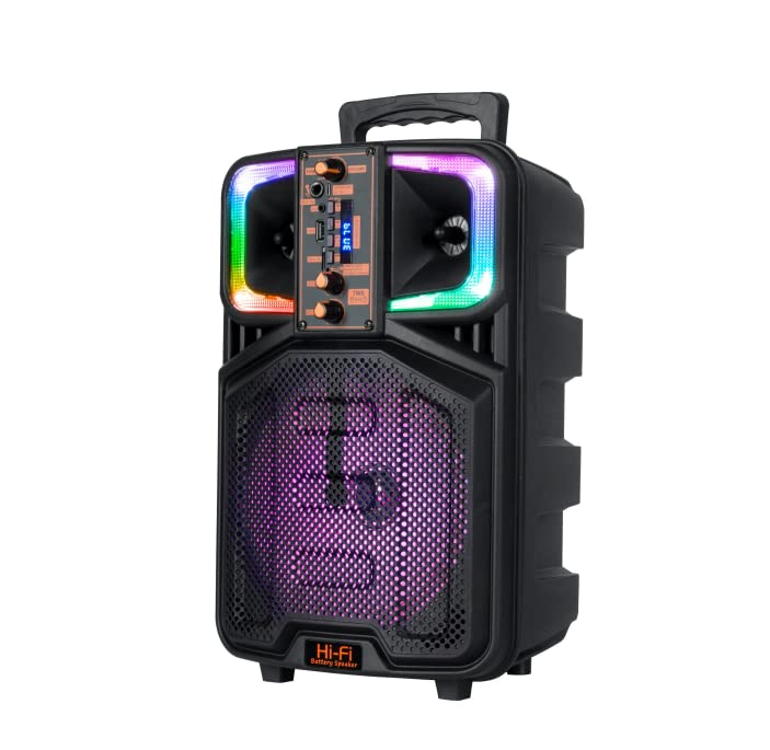 Rhobos DJ Bass M307 Bluetooth Speaker, Black - Image 1