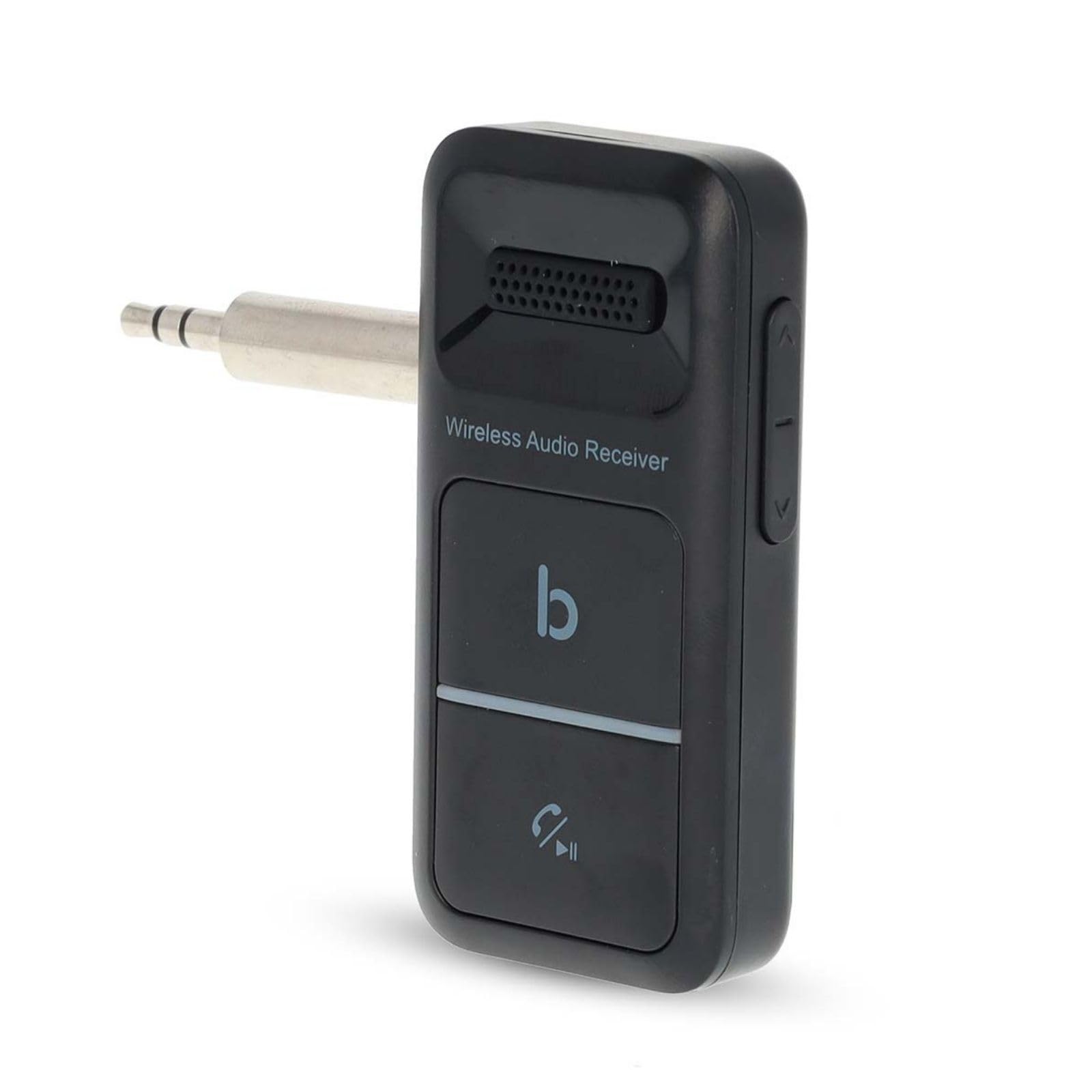 NEDIS 3.5mm AUX Bluetooth 5.3 Receiver for Music Streaming with Bass Boost, Noise Cancellation, Handsfree Call, 16 Hour Playtime, for Car, TV, Home Stereo, Headphones, Speakers