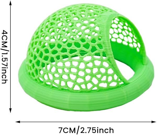 Floating Betta Hide & Shrimp Cave – 3D Printed Aquarium Hammock, Feeding Ring & Resting Spot for Betta Fish, Shrimp & Small Fish (Eco-Safe PLA) - 2