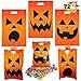 72 Pieces Halloween Jack O Lantern Trick Or Treat Bags for Trick-or-Treating, Halloween Party Favors, Halloween Snacks, Event Party Supplies, Halloween Goodie Bags by Spooktacular Creations