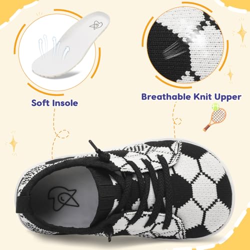 Image of LeIsfIt Toddler Shoes Girls Boys Wide Shoes Kids Zero Drop Minimalist Sneakers Barefoot Slip on Tennis Sneakers