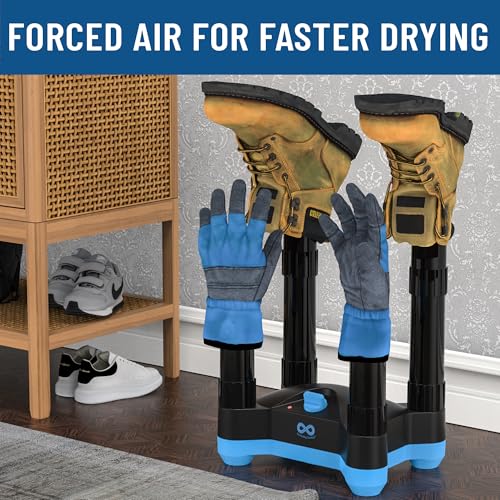 Secador de botas con ventilación y paraguas compacto miniatura 6