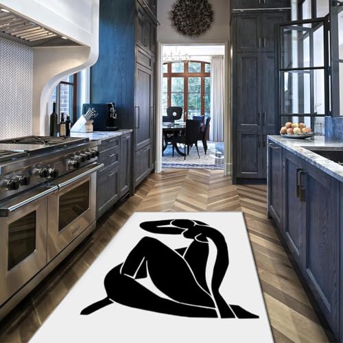 Tapis léger antidérapant 80x150cm lavable pour salle à manger