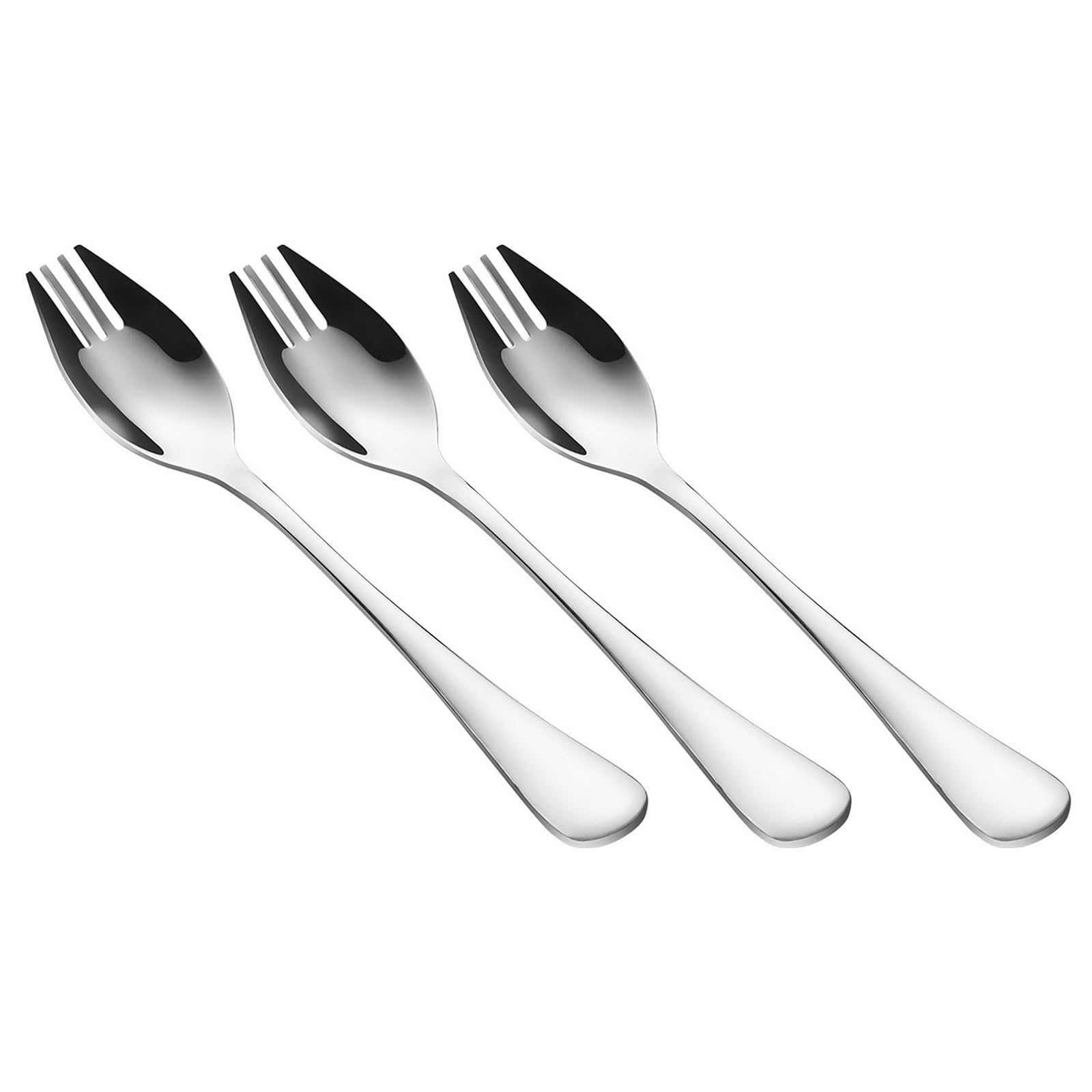 Xinsheinelry Of 3 Versatile Camping Utensils Spoon Fork Combo Stainless Steel Kitchen Accessories for Outdoor Dining and Picnics Multi Functional Utensils