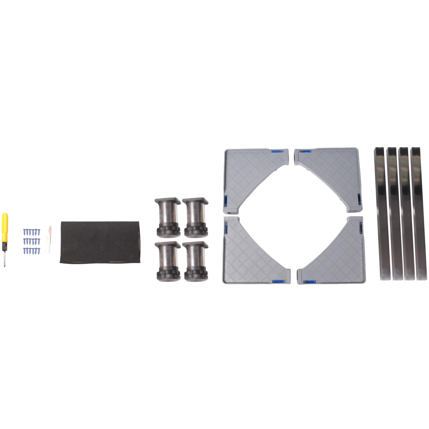 Base ajustable para lavadora, base antivibración, soporte para secadora, base elevada, herramientas de baño