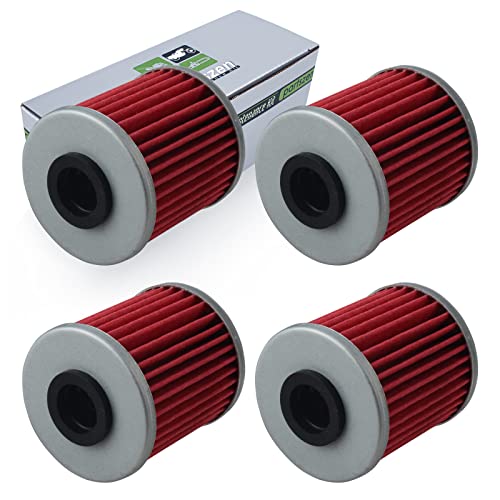 Partszen Kx250 Oil Filter For Kawasaki Kx250F Kx450F For Suzuki Rmx450Z Rmz250 Rmz450 Beta Evo 250 300, 4Pcs #TOP6