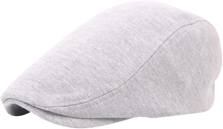 Men’s Woolen Newsboy Cap Twee𝚍 Gatsby Ivy Cabbie Flat Golf Hat Present for Fathers Women Unisex Beret Hat