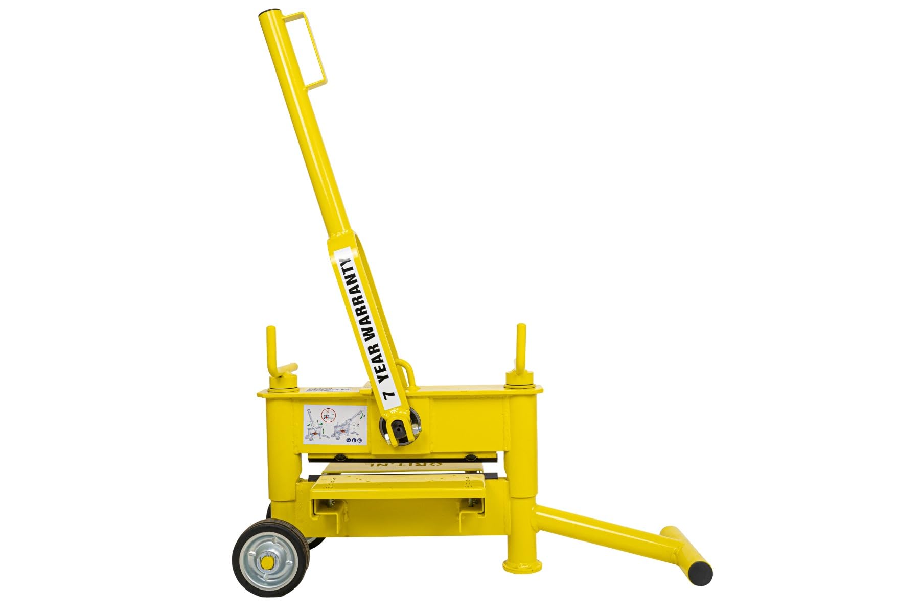 ORIT Verbundsteinspalter Mit 2 Spindel IQ Easy Cutter - Schnitthöhe 10-120 mm - Schnittbreite 330 mm, Steinknacker, Steintrenner, Plattenschneider, Rotierende klingen mit 4 schneidkanten