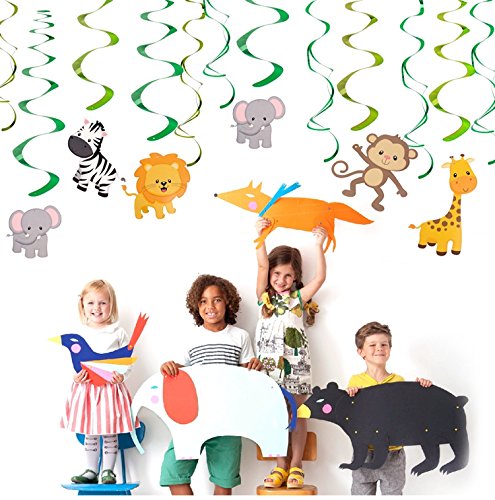 Bdecoll 30 Stks Opknoping Swirl Decoraties, Foil Spiraal Swirls Banner Bunting Garland Streamer Baby Douche Graduation Swirl Meerkleurig