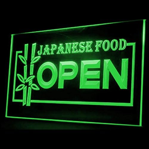 110016 ABIERTO Japón Japón Restaurante de Bambú Pantalla LED Luz de Neón