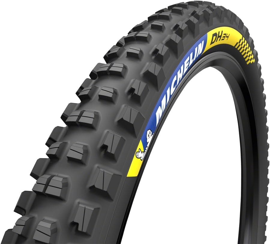 Michelin DH34 Bike Park & Downhill Tires – Tubeless Ready, Magi-X & Gum-X Technology, Durable Casings for All Mountain & Enduro Riding