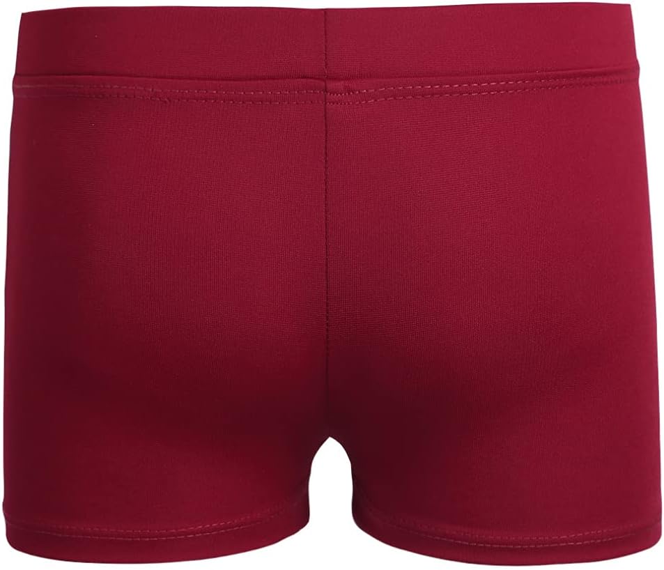 Yhong Kids Girls Gymnastic Active Shorts Ballet Dance Booty Boyshorts Workout Sports Yoga Cycling Running Activewear