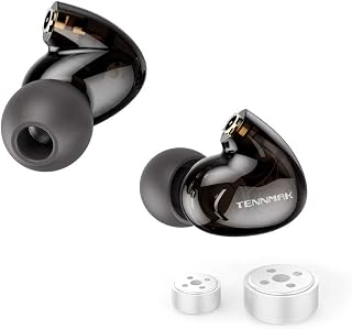 TENNMAK PRO Ear Head Replacement for SE215 SE315 SE846 SE535 SE425 LZ A4 A5 UE900 Pro Earbuds Earphone MMCX Cable (Black)