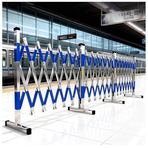 Barrière de sécurité pliable extensible pour bloquer l'accès routier