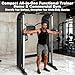 Commercial Functional Trainer Cable Machine, Multifunctional Cable Crossover Exercise Machine, All in One Home Gym System, Workout Weight Machine for Strength Training, Compact Fitness Equipment Set