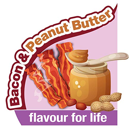 Nylabone Extreme Tough Dog Chew Toy, Pork Hide Bone, Bacon & Peanut Butter Flavour, Mess-Free, L, For Dogs Up To 23Kg - L - Image 5