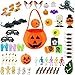 TangYang 80PCS Bomboniere per Feste di Halloween per Bambini Interessanti Oggetti di Scena, Decorazioni per Feste, Dolcetto o Scherzetto, Giocattoli per scherzi, dentiera di Ragno Scarafaggio