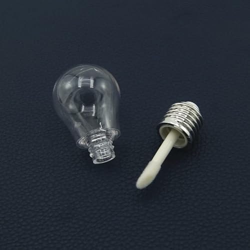 Cosidea 30Pcs Empty Lamp Bulb Lip Gloss Tube 6Ml Lipgloss Tubes Container 0.2Oz Lip Tint Containers #TOP3