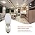 Dream lighting RV Interior LED Light Fixture 12 Volt DC Ice-Cracked Glass Wall Lights for Camper Trailer, 5th Wheel Decor Lighting-with on/Off Switch, Soft White