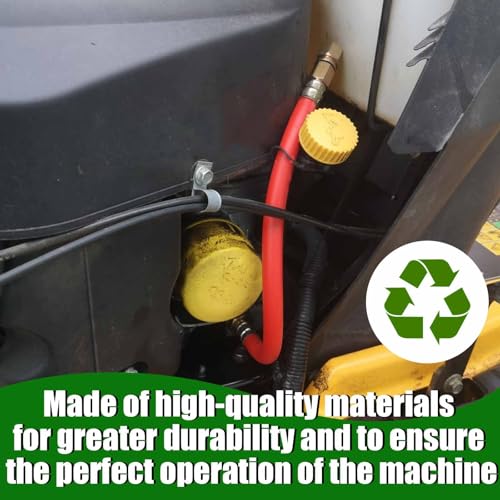 Image of Fits 510440902 Oil Drain Hose Compatible with Kawasaki FH, FR, FS, FT, FX Engines & Kubota Z412, Z122R & Toro Timecutter Turfmaster