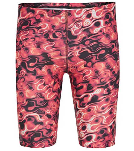 iSwim Jammer Swimsuit – Boys' Competitive Swim Shorts, Quick Dry, UPF 50+, Lined, Athletic Fit