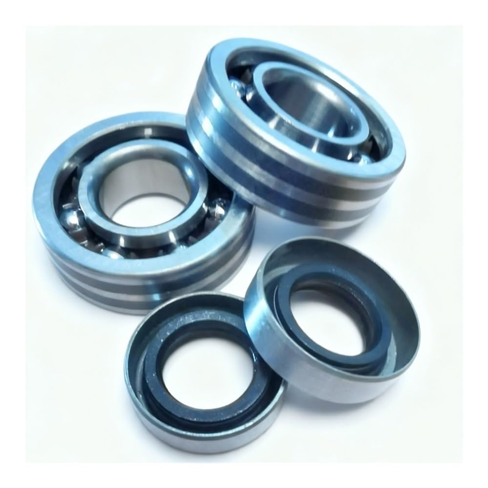 Juego de cojinetes de cigüeñal y retenes de aceite compatible con motosierras Stihl TS410 y TS420. Repuestos 95030030351
