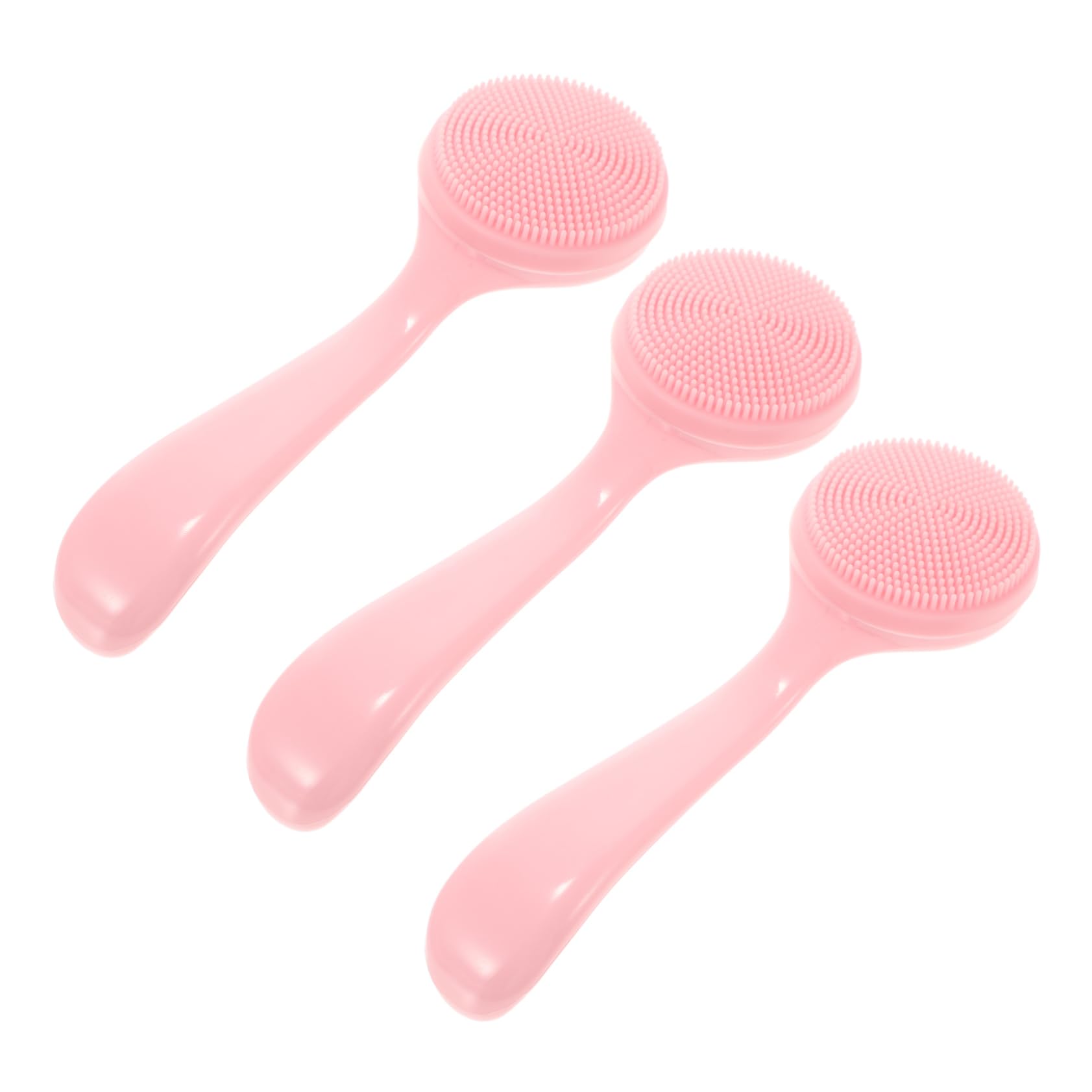 VICASKY Women's Silicone Brush Set 3pcs Gentle Face Brush Cleaner for Gentle Cleaning