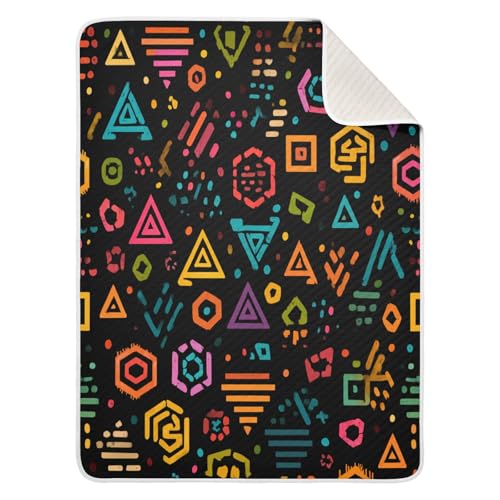 Kigai Abstract Pattern Baby Blanket for Boys Girls Swaddle Blankets Soft Cozy Receiving Blanket Nursery Crib Blankets for Toddler Newborn, 30 x 40 Inch