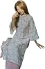 H3 Pink 3D flowers Ao dai Vietnam NO PANTS Vietnamese Traditional Dress For Women