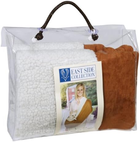 East Side Collection Polyester Reversible Sherpa Sling Pet Carrier, Small