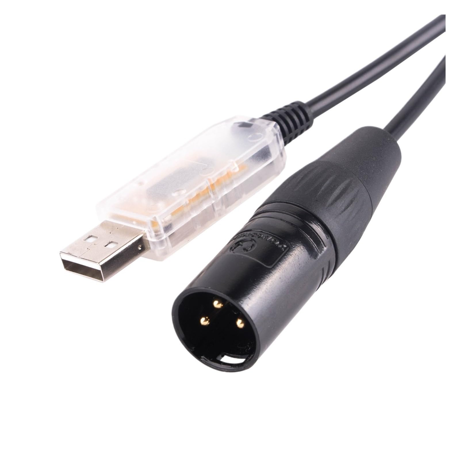 USB to Serial Converter FTDI USB-auf-RS485-DMX-In-Port-Seriell-Adapterkabel for Marani DPA240P 2 In – 4 Out-Lautsprechermanagement(5m,Transparent USB)