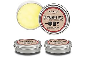 Knapp Made Cast Iron and Carbon Steel Seasoning Wax (3 Pack)