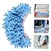 Gatuida Chenille Mopping Shoes Cover Washable Reusable Mop Slippers for Women Men Foot Covers for Floor Cleaning