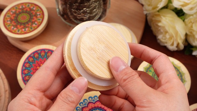 Amazon.com: Beeveer 8 Pcs Mason Jar Lids for Regular Mouth Bamboo