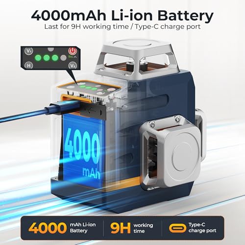 3x360 Degree Green Beam Laser Level