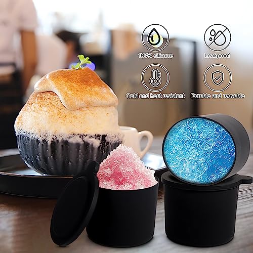 4 moldes de hielo reutilizables con tapa de silicona miniatura 4