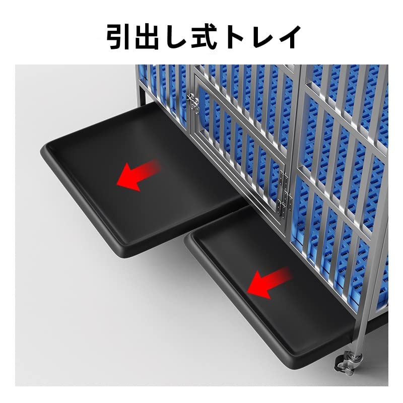 Amazon | ペットケージ ステンレス 折りたたみ式 犬檻 犬小屋