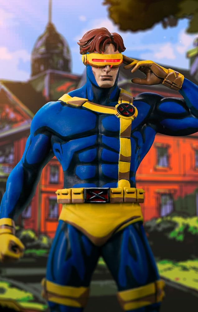 Iron Studios Collectible Statue Cyclops - X-Men 97 - Art Scale 1/10 Polystone Multicolor 8.2 inches