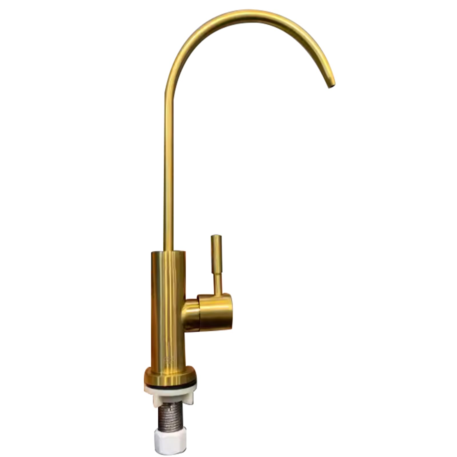 Faucet Faucet Drinking Water Tap Kitchen Sink Faucets for Undercounter Filter 1/4,Matt Gray (Brushed Gold A)