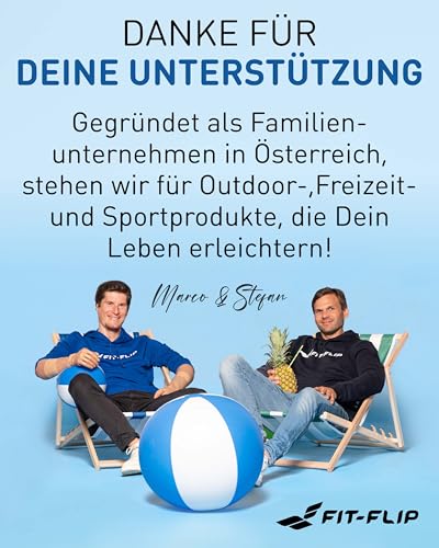 Fit-Flip Kühlendes Handtuch - Ice Cooling Towel und mikrofaser Kühltuch – kühlende Handtücher für Nacken und Hals - Airflip cool Towel für Fitness und Sport - Kühlhandtuch (dunkel blau, 100x30cm)