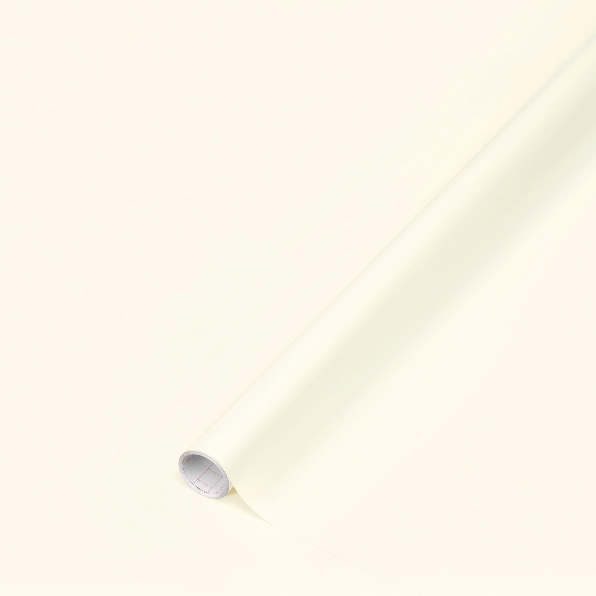 d-c-fix Vinyl wrap - Satin Matte Off-White - 45 cm x 2 m - self Adhesive Wallpaper & Sticky Back Plastic roll for Furniture, Kitchen worktops & cupboards – Decorative Contact Paper Film